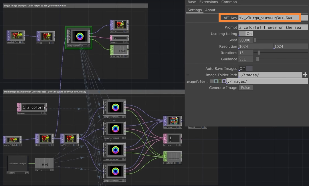 Stable diffusion and call API